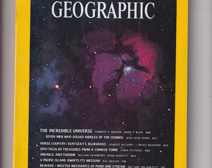 National Geographic May 1974 The Incredible Universe; Kentucky's Bluegrass; Chinese Treasure; Amsterdam (Magazine: Nature, Geography)