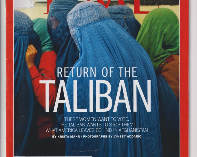 Time April 14, 2014 Return of the Taliban, Obamacare, Policing Wall St, Reef Mapper (Magazine: Politics, Current Events)