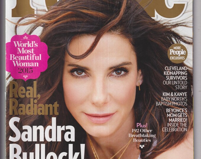 People May 4,2015 Sandra Bullock! World's Most Beautiful Woman plus 192 Other Beauties (Magazine: Celebrity, Gossip)