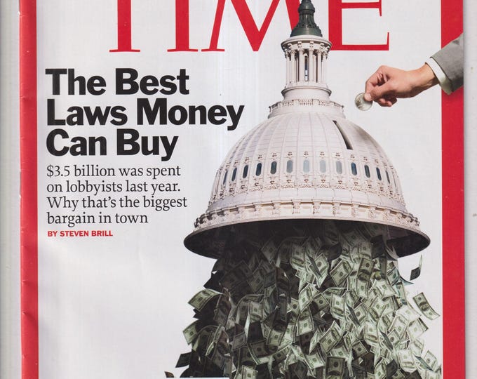 Time July 12, 2010 The Best Laws Money Can Buy, Health Care, Russia, Soda Tax, Books (Magazine: Current Events, Politics, News)