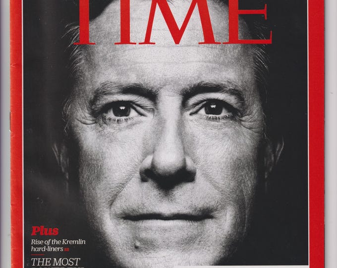 Time September 7-14, 2015 Stephen Colbert, Ted Cruz, Susan Wojcicki, Diamond Trade, Marvel Comics (Magazine: News, Current Events)