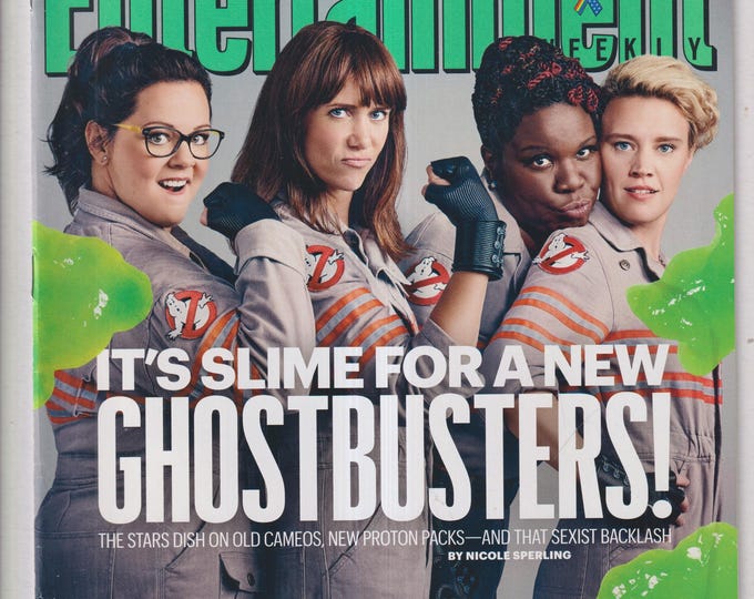 Entertainment Weekly June 24, 2016 Melissa McCarthy, Kristen Wiig, Leslie Jones, Kate McKinnon (Magazine: Movies, TV, Celebrities)