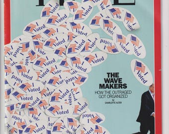Time October 29, 2018 Trump - The Wave Makers - How the Outraged Got Organized, Disappearance of Journalist Jamal Khashoggi (Magazine: News)