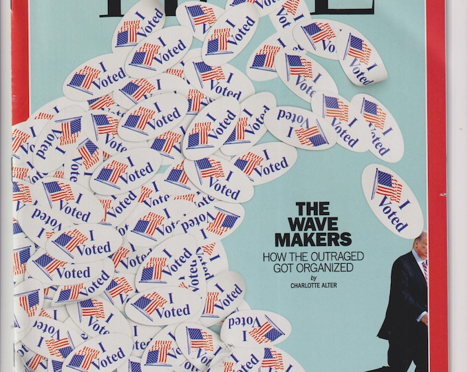 Time October 29, 2018 Trump - The Wave Makers - How the Outraged Got Organized, Disappearance of Journalist Jamal Khashoggi (Magazine: News)