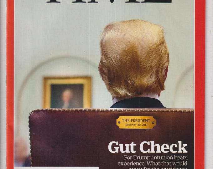 Time July 25, 2016 Donald Trump Gut Check.  (Magazine: News, Politics,  Current Events)