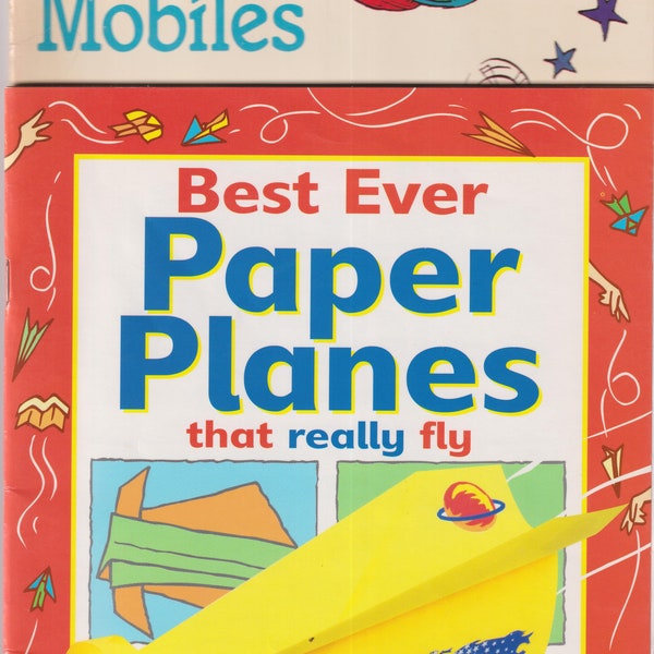 Flying Mobiles Easy-To-Make Models and Best Ever Paper Planes That Really Fly (2 books) (Staplebound:  Children's, Crafts) 1998