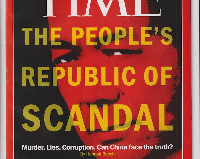 Time May 14, 2012 China's Scandal, Schools That Work, John Irving, NBA  (Magazine: News, Politics)