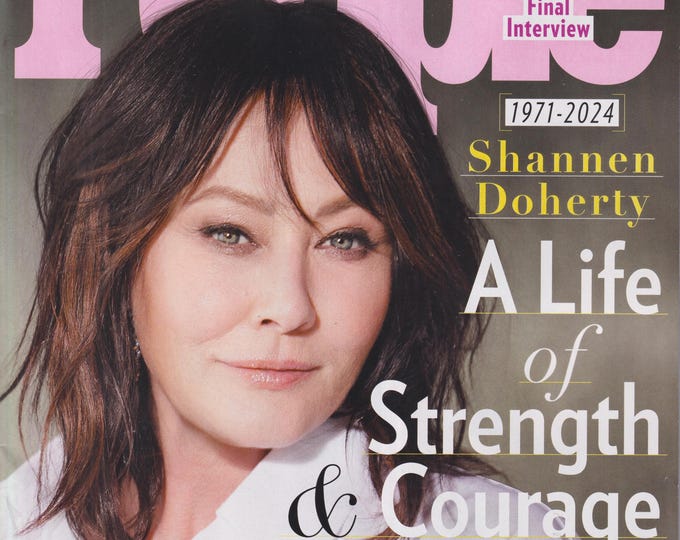 People July 29, 2024 Shannen Doherty, Richard Simmons, Donald Trump  (Magazine: Celebrity, Gossip)