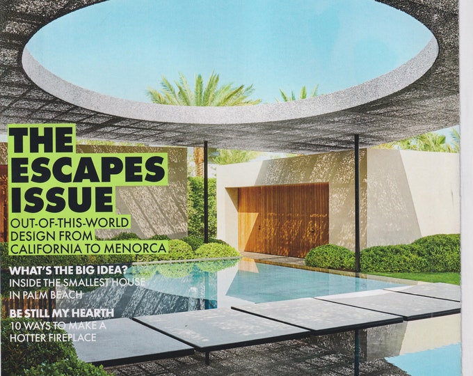 Elle Decor  Winter 2021/2022 The Escapes Issue Out-of-This-World Designs   (Magazine: Home Decor)