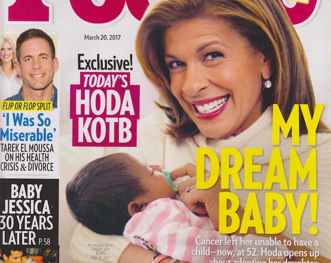 People March 20, 2017 Hoda Kotb, Tarek El Moussa, Baby Jessica, Gabourey Sidibe, Ben & Jen Affleck  (Magazine: Celebrity, Gossip)