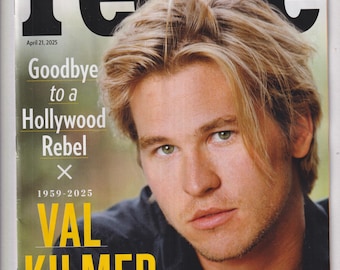 People April 21, 2025 Val Kilmer Goodbye to a Hollywood Rebel, Aaron Carter,   (Magazine: Celebrity, General Interest)