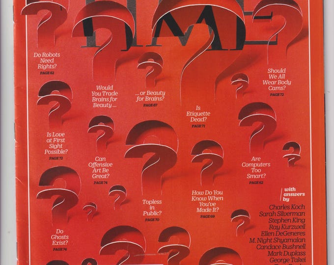 Time September 21, 2015 Is Monogamy Over?, The Question Everything Issue  (Magazine: News, Current Events)
