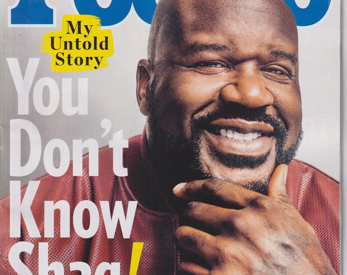 People December 5, 2022 You Don't Know Shaq!, Harry Styles & Olivia Wilde (Magazine: Celebrity)