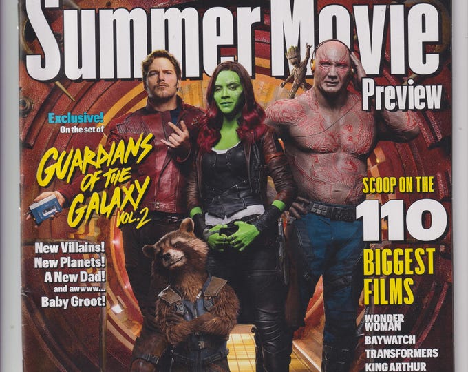 Entertainment Weekly April 28-May 5, 2017 Guardians of the Galaxy,  Summer Movie Preview, Scoop on 110 Biggest Films (Magazine)