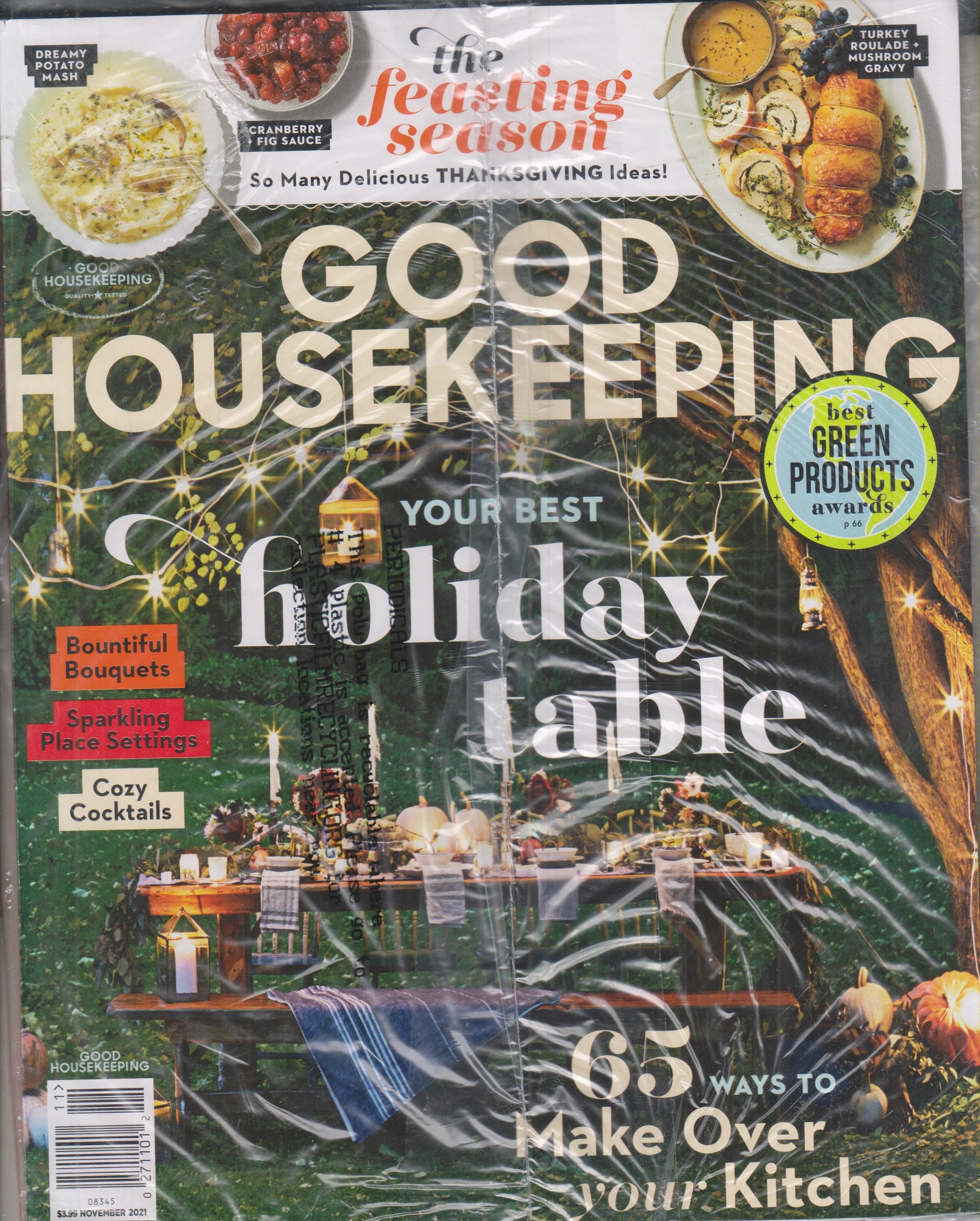 Good Housekeeping November 2021 Your Best Holiday Table (Magazine Home