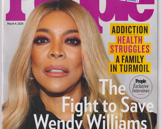 People March 4, 2024 Wendy Williams, Prince Harry, Brad Pitt  (Magazine: Celebrity, Gossip)