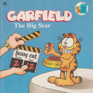 Garfield The Big Star - A Golden Look Look Book (Softcover: Children's Picture Book) 1988