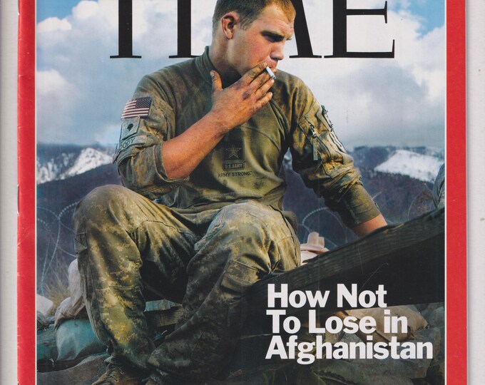 Time April 20, 2009 Afghanistan War, Miley Cyrus, Web Start-Ups, Dollar Dominance (Magazine: Current Events, Politics)