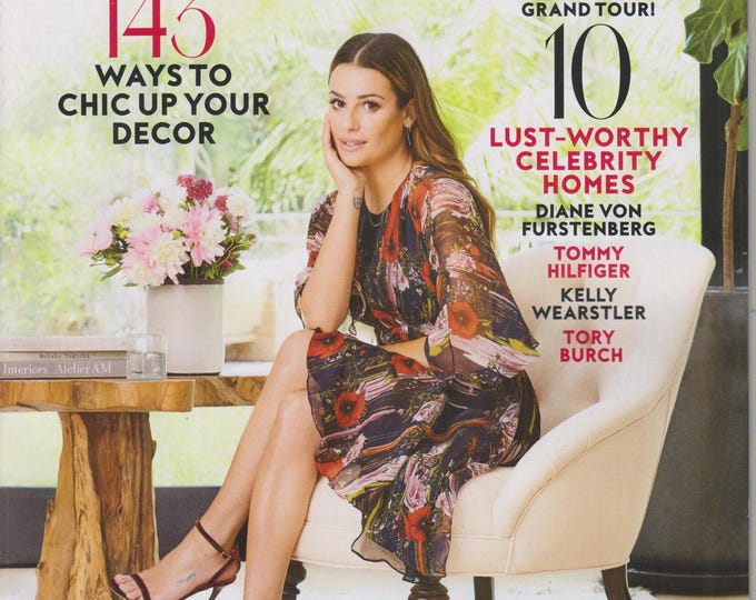 InStyle Home & Design Fall 2016 Lea Michele, 143 Ways To Chic Up Your Decor  (Magazine: Fashion, Lifestyle)
