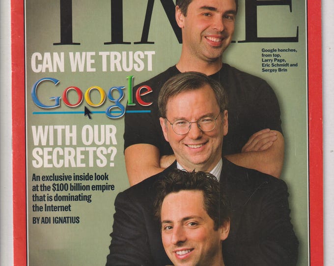 Time February 20, 2006 Can We Trust Google with Our Secrets?, Being Obama, Who's Behind the Cartoon Mayhem? (Magazine: News, Current Events)