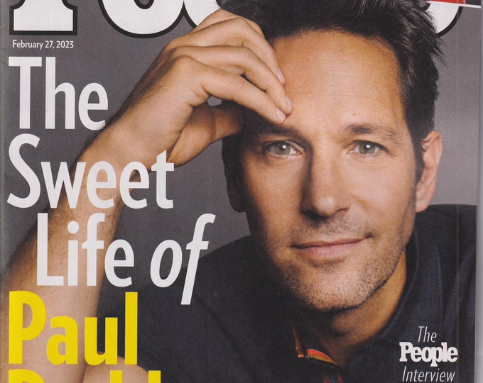 People February  27, 2023 The Sweet Life of Paul Rudd, Rihanna (Magazine: Celebrity, Gossip)