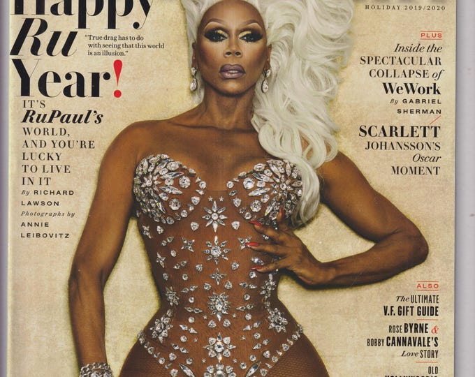 Vanity Fair Holiday 2019/2020 Happy Ru Year! It's RuPaul's World and You're Lucky to Live in It.   (Magazine: General Interest)