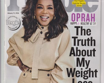 People January 12, 2026 Oprah, Rob Reiner, Weight Loss (Magazine: Celebrity)