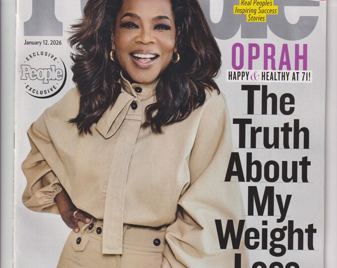 People January 12, 2026 Oprah, Rob Reiner, Weight Loss (Magazine: Celebrity)