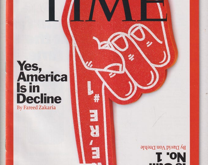 Time March 14, 2011 America, Wall Street, Starbucks, Yemen (Magazine: Current Events, Politics)