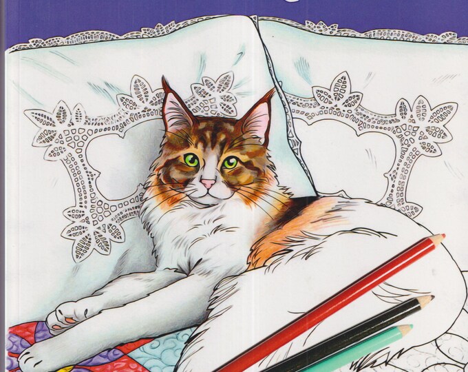 Cats & Quilts  (Trade Paperback: Adult Coloring Book, Art) 2015