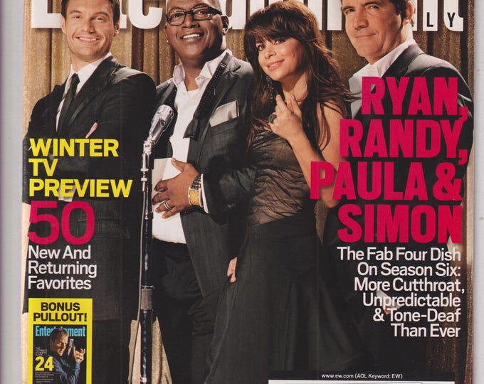 Entertainment Weekly January 12, 2007 American Idol Returns, Bonus 24 Pullout  James Brown (Magazine: Movies, Music, Television)