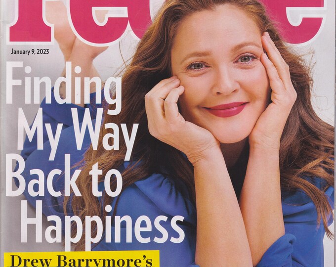 People January 9, 2023 Drew Barrymore, Brittney Griner, Ben & J.Lo.  (Magazine: Celebrity)