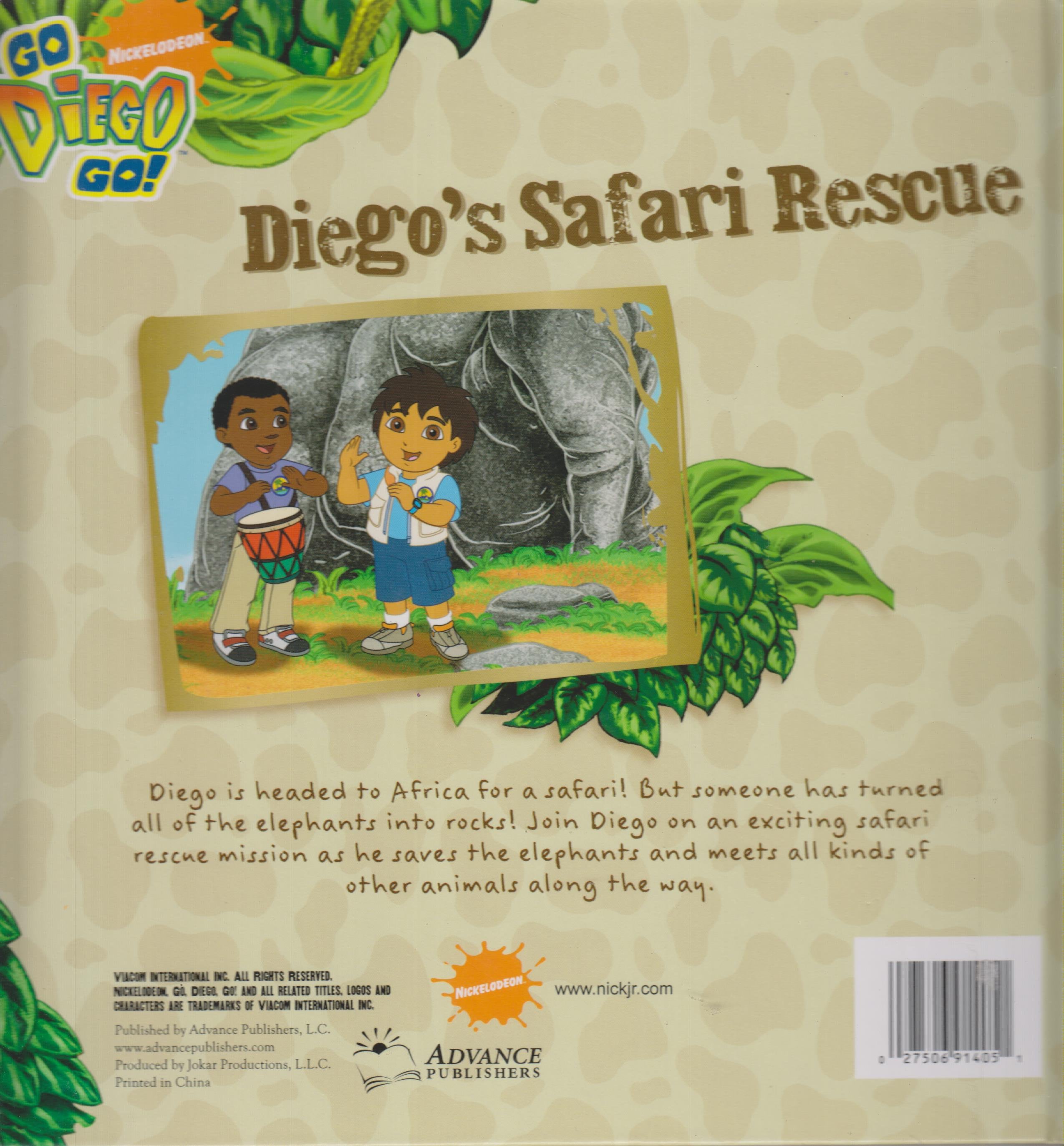 diego's safari rescue book