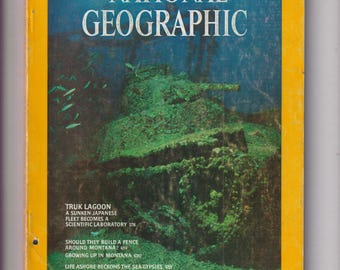 National Geographic Magazine: May 1976 - Truk Lagoon, Montana