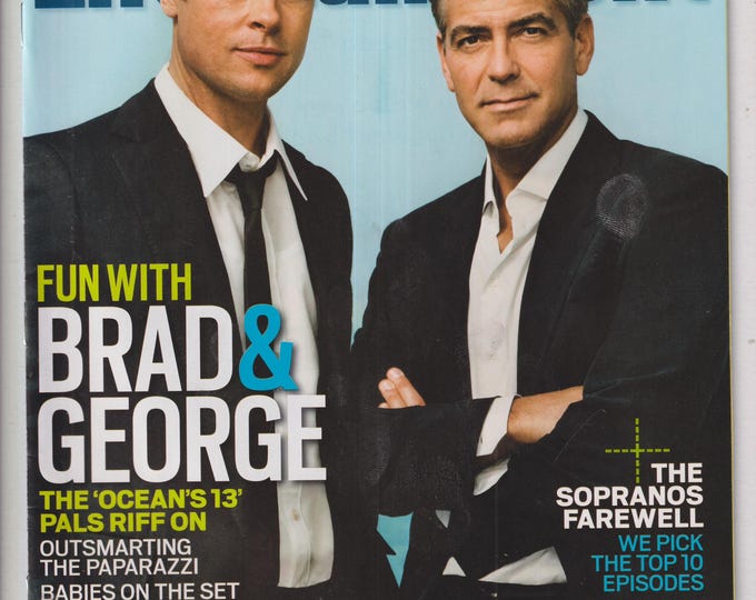Entertainment Weekly June 15, 2007 Fun with Brad Pitt & George Clooney (Magazine: Movies, Music, Television)