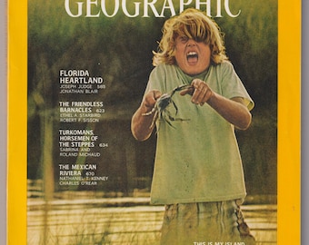 National Geographic and Map November 1973, Florida Heartland, The Friendless Barnacles