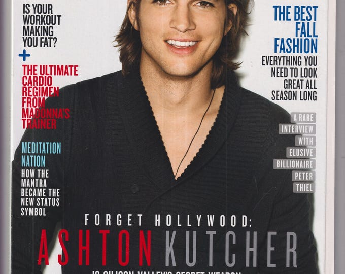 Details September 2011 Ashton Kutcher is Silicon Valley's Secret Weapon (Magazine: Men's, General Interest)