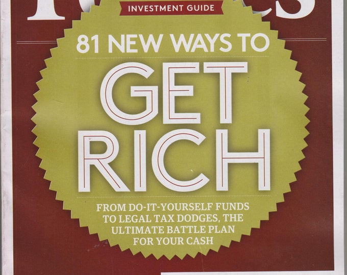 Forbes June 25, 2012 Investment Guide 81 New Ways to Get Rich (Magazine: Business, Finance)