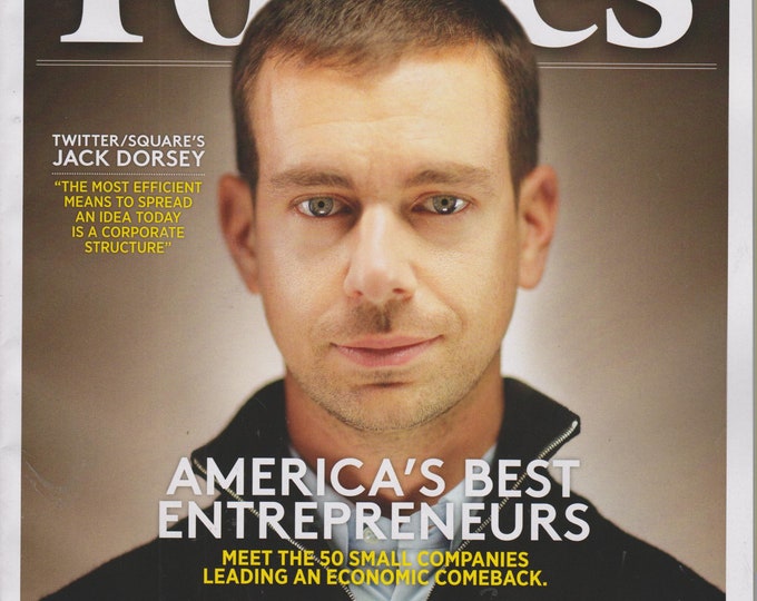 Forbes November 5, 2012 Jack Dorsey America's Best Entrepreneurs, Enron, China  (Magazine: Business, Finance)