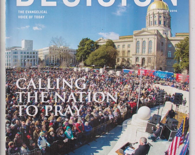 Decision March 2016 Calling The Nation To Pray (Magazine: Religion, Evangelical Christians, Protestant)