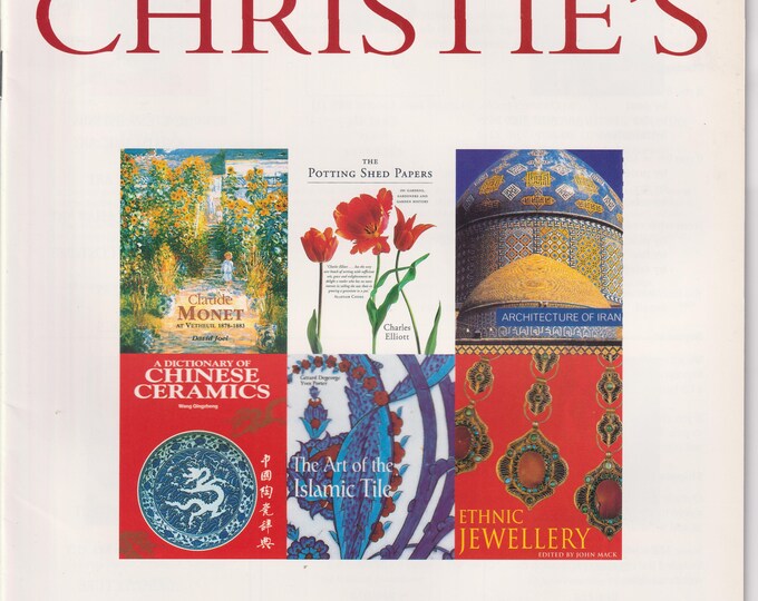 Christie's Bookshop Winter 2002 Catalogue (Staple Bound Catalogue)