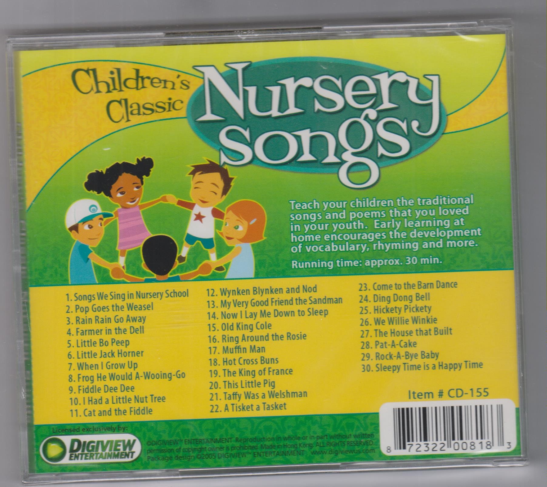 Children&amp;#39;s Classic Nursery Songs (Audio CD: Children&amp;#39;s, Music ...