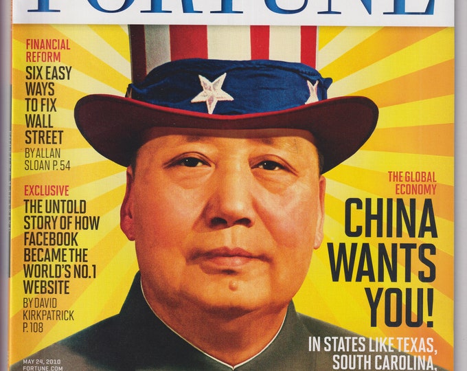 Fortune May 24, 2010 China Wants You!, Wall Street, Facebook (Magazine: Business, Finance)