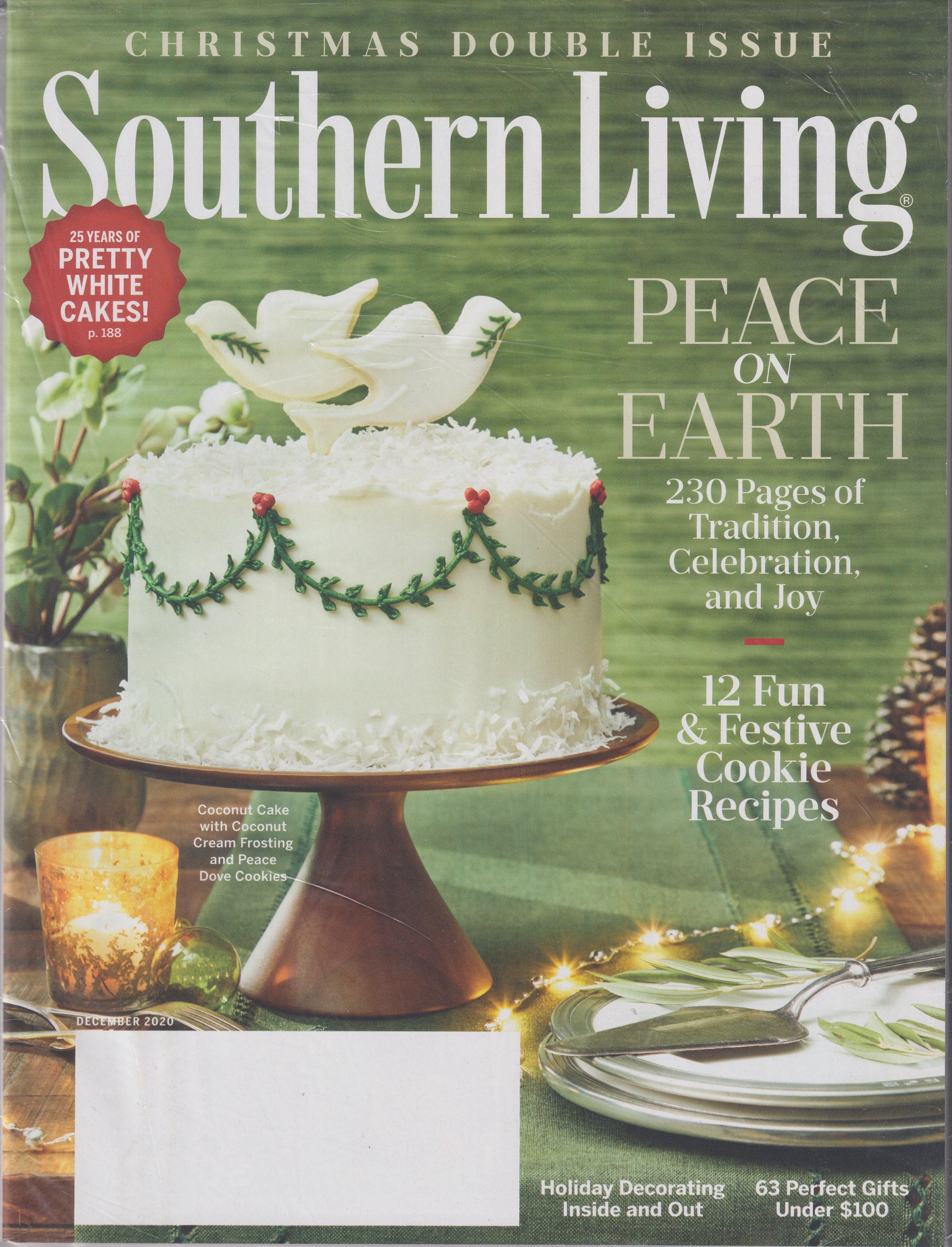 Southern Living December 2020 Peace On Earth 230 Pages of Tradition