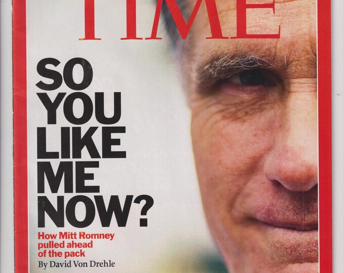 Time January 16, 2012 Mitt Romney Election 2012, Tim Tebow, Downton Abbey  (Magazine: News, Politics)