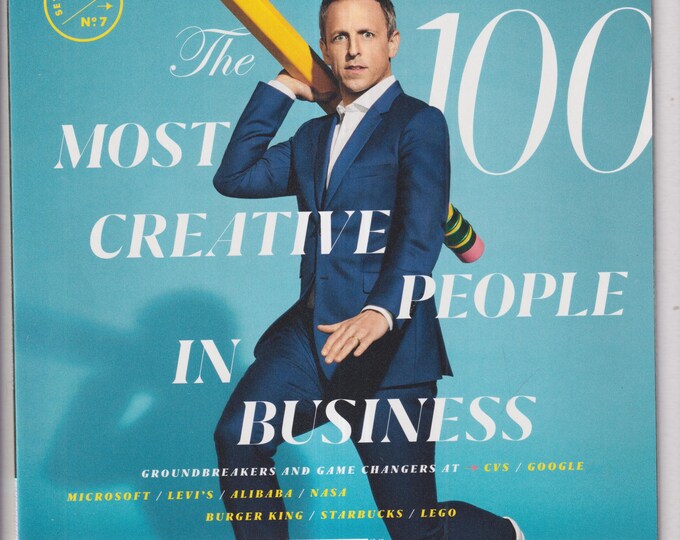 Fast Company Summer 2019 Seth Myers - The Most 100 Creative People in Business (Magazine: Business, Technology)