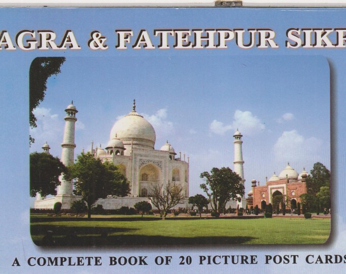 Agra & Fatehpur Set of 20 Picture Post Cards (Postcards: Travel,  India, Agra, Fatehpur)