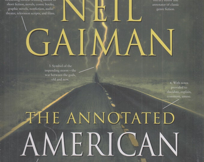 The Annotated American Gods by Neil Gaiman (Hardcover: Fantasy, Fiction)