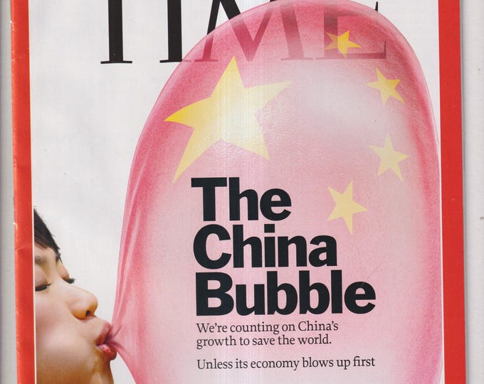 Time October 31, 2011 The China Bubble, Early Puberty, Cain's 9-9-9 Tax Plan, Vincent Van Gogh  (Magazine: Current Events, Politics)