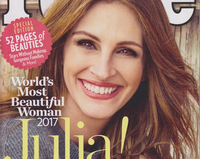 People May 1, 2017 Julia Roberts 2017 World's Most Beautiful Woman, Caitlyn Jenner, Ben Affleck  (Magazine: Celebrities, General Interest)